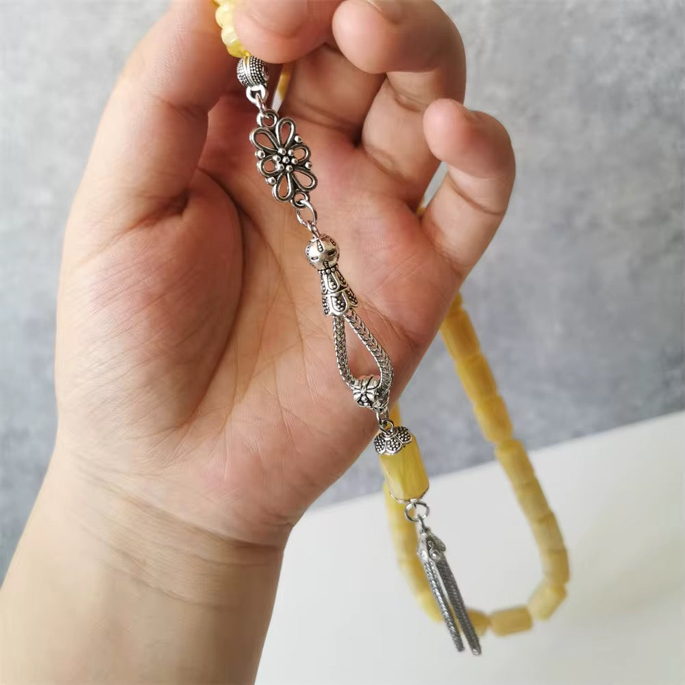 اصفر برميلي كركوشة فضة