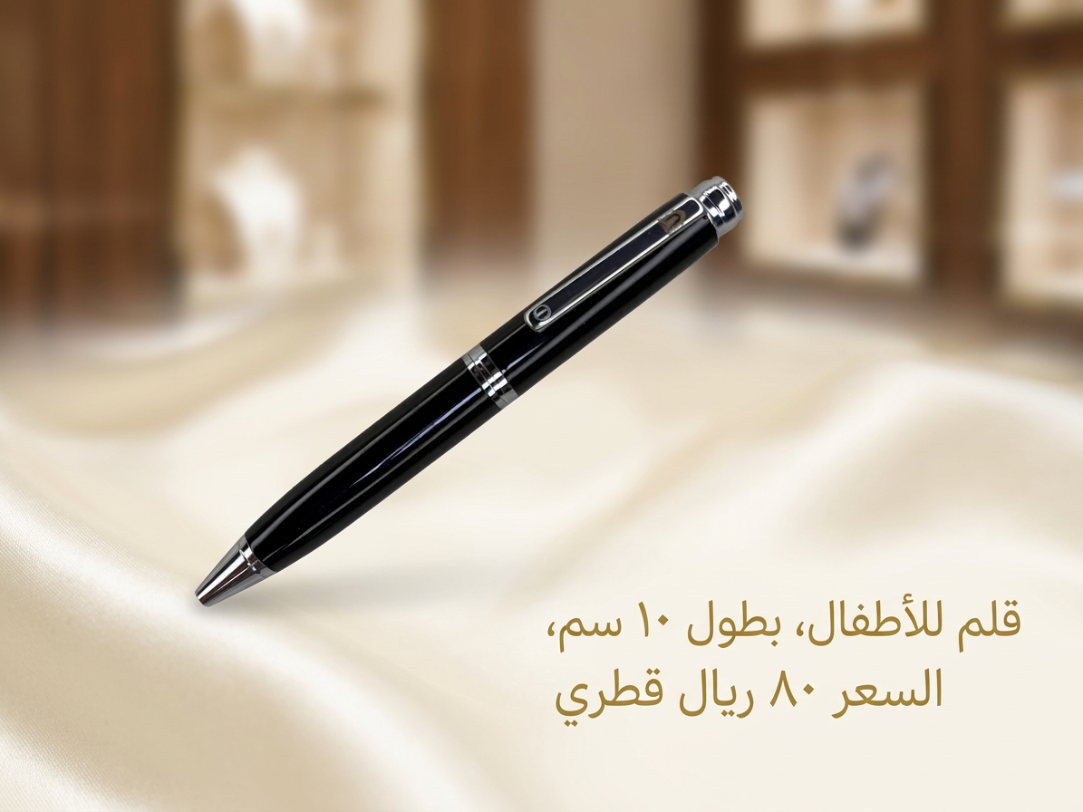 قلم أنيق للاطفال اسود